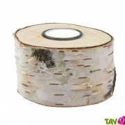 Grand Bougeoir tronc d'arbre, 10 cm