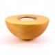 Bougeoir de table en bois, demi-cercle