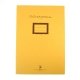 Cahier recycl� jaune Grands carreaux 48p A4 carte de France