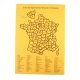 Cahier recycl� jaune Grands carreaux 48p A4 carte de France