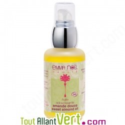 Huile v�g�tale d\'amande douce bio, 50 ml, Emma Noel