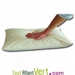 Oreiller en balles de millet bio et coton biologique, Mille Oreillers