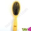 Brosse cheveux ovale petit mod�le en bois  Tek, picots en bois