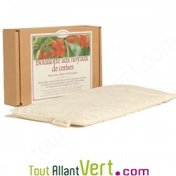 Bouillotte aux noyaux de cerise, 20 x 40 cm