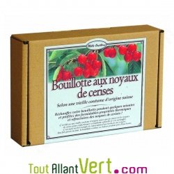 Bouillotte aux noyaux de cerise, 20 x 40 cm