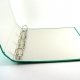 Classeur recycl� vert, 4 anneaux, dos 3 cm
