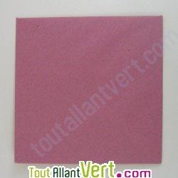 Enveloppes recycl�es 15x15 cm, parme, Couleur de Provence, 100g, lot de 50