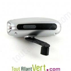 Lampe vlo  dynamo avant et arrire, 3 leds puissantes