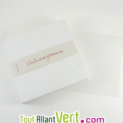 Cartes recycl�es 14x14 cm, Couleur de Provence, 175g, lot de 100