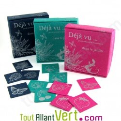 D�j� vu, jeu de m�moire et d\'observation sur le th�me du jardin, 3 ans+