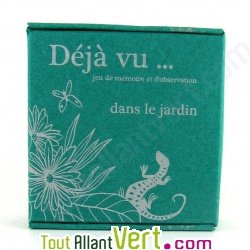 D�j� vu, jeu de m�moire et d\'observation sur le th�me du jardin, vert