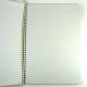 Cahier � spirale recycl� lign� A4 96p Vert Forever
