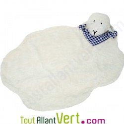 Tapis de sol en coton peluche 95 x 75 cm