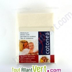 Serviette pour le change, coton bio en molleton