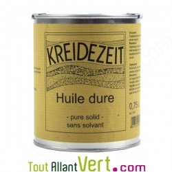 Huile dure à l'huile de lin sans solvant pure solid , 0,75l, Kreidezeit achat vente écologique - Acheter sur ToutAllantVert.com