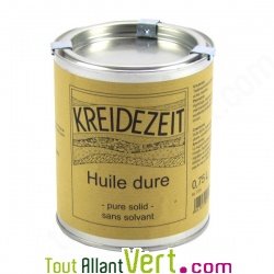 Huile dure � l\'huile de lin sans solvant, 0,75l, Kreidezeit