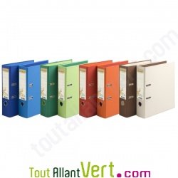 Classeur � levier carton recycl� 2 anneaux Forever, dos 8 cm