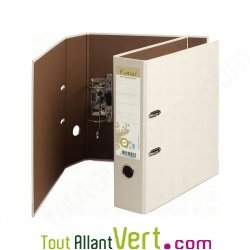 Classeur � levier carton recycl� 2 anneaux Forever, dos 8 cm