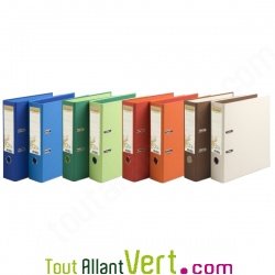 Classeur � levier carton recycl�, bleu clair, Forever, dos 8 cm