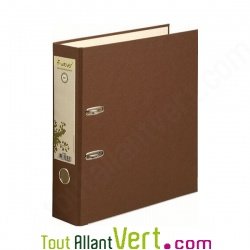 Classeur � levier carton recycl�, chocolat, Forever, dos 8 cm