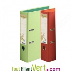 Classeur � levier carton recycl�, vert clair, Forever, dos 8 cm