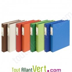 Classeur 4 anneaux carton recycl�, Forever, dos 4 cm