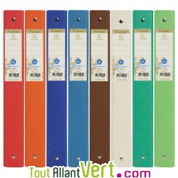 Classeur 4 anneaux carton recycl�, Forever, dos 4 cm