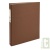 Classeur 4 anneaux carton recycl�, chocolat, Forever, dos 4 cm