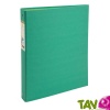 Classeur 4 anneaux carton recycl�, vert fonc�, Forever, dos 4 cm