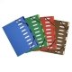Trieur 9 compartiments rouge, dos extensible, A4+ recycl�, Forever
