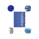 Trieur 9 compartiments bleu, dos extensible, A4+ recycl�, Forever