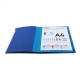 Trieur 9 compartiments bleu, dos extensible, A4+ recycl�, Forever
