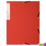 Chemise 3 rabats + �tiquette, recycl�, rouge Forever