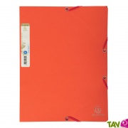 Chemise 3 rabats + �tiquette, recycl�, orange Forever