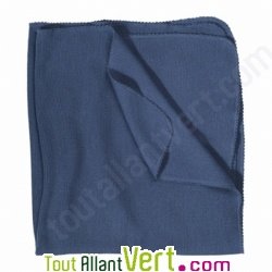 Couverture b�b� en laine vierge, bleu, 80 x 100 cm