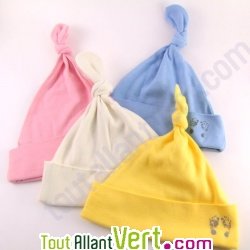 Bonnet b�b� en coton bio