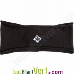 Bandeau cheveux coton bio et �lasthane, noir