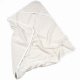 Sortie de bain coton bio, 100x100 cm et capuche