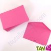 Enveloppes recycl�es 9x14 cm, Couleur de Provence, 100g, lot de 50, fuchsia
