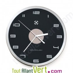 Horloge cadran solaire �cologique ROSARUM A6 Noir/Blanc