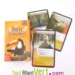 Jeu de cartes D�fis Nature : Les Oiseaux, 7 ans+