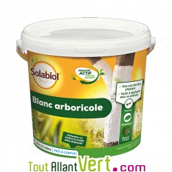 Badigeon blanc naturel pour tronc 1L, Solabiol
