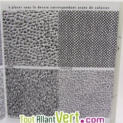 Cahier � colorier en relief en papier recycl�