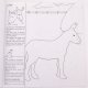 Cahier � colorier en relief, les animaux de la ferme et des pr�s, en papier recycl�