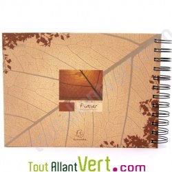 Album photo recycl� � spirale Terre, 23x16cm Forever