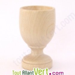 Coquetier en bois d\'�rable ou de h�tre, 7 cm