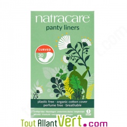 Prot�ge slip naturel et coton biologique x 30
