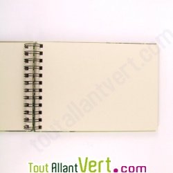 Album photo recycl� � spirale, 23x16cm, For�t verte