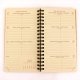 Agenda recycl� 2010 � la semaine sur 2 pages Natur\'l 16x9cm Coloris Ecureuil