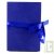 Album photo accord�on carton recycl� bleu, 17,5x12 cm